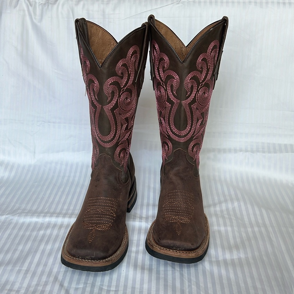 Ferrini cowgirl leather boots 6.5